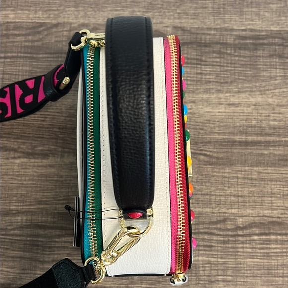 Karl Lagerfeld | White Multicolor Studded Camera Crossbody Bag ✨ - Picture 15 of 17